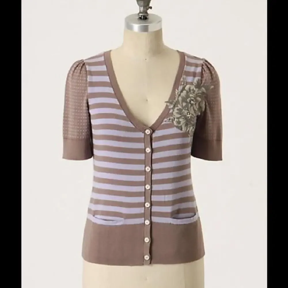 Anthropologie Moth Cattleya Cardigan Size XS - Picture 2 of 8